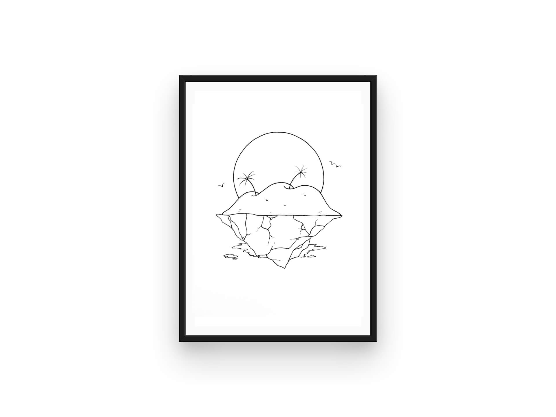 L'île flottante - Print | Kumo