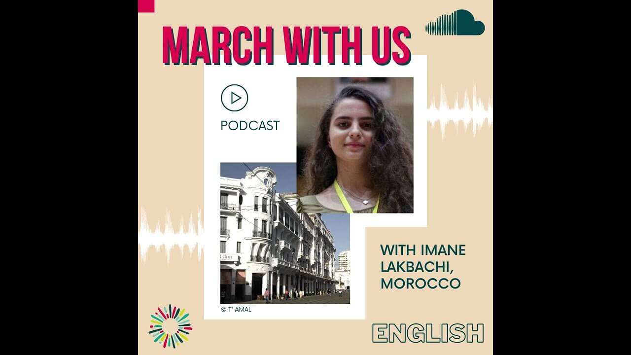 Extract #MarchWithUs podcast - Storytelling & digital advocacy for gender justice, with Imane Lakbachi (EN)