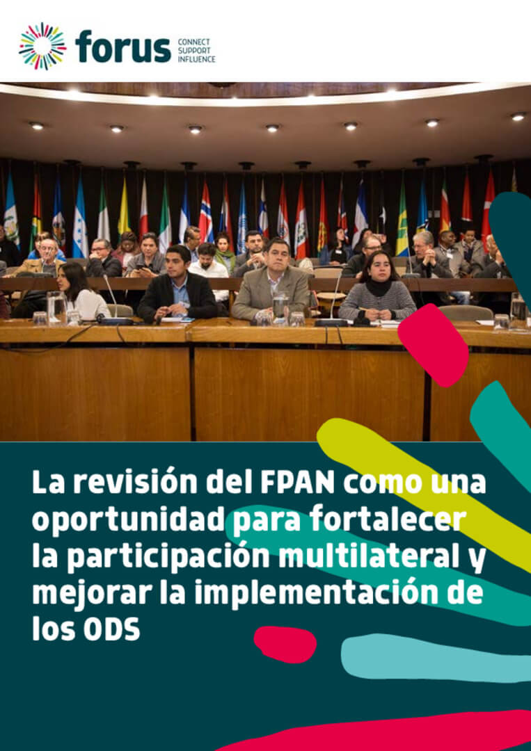 The review of the HLPF as an opportunity to strengthen multi-stakeholder participation & improve SDG implementation | Forus