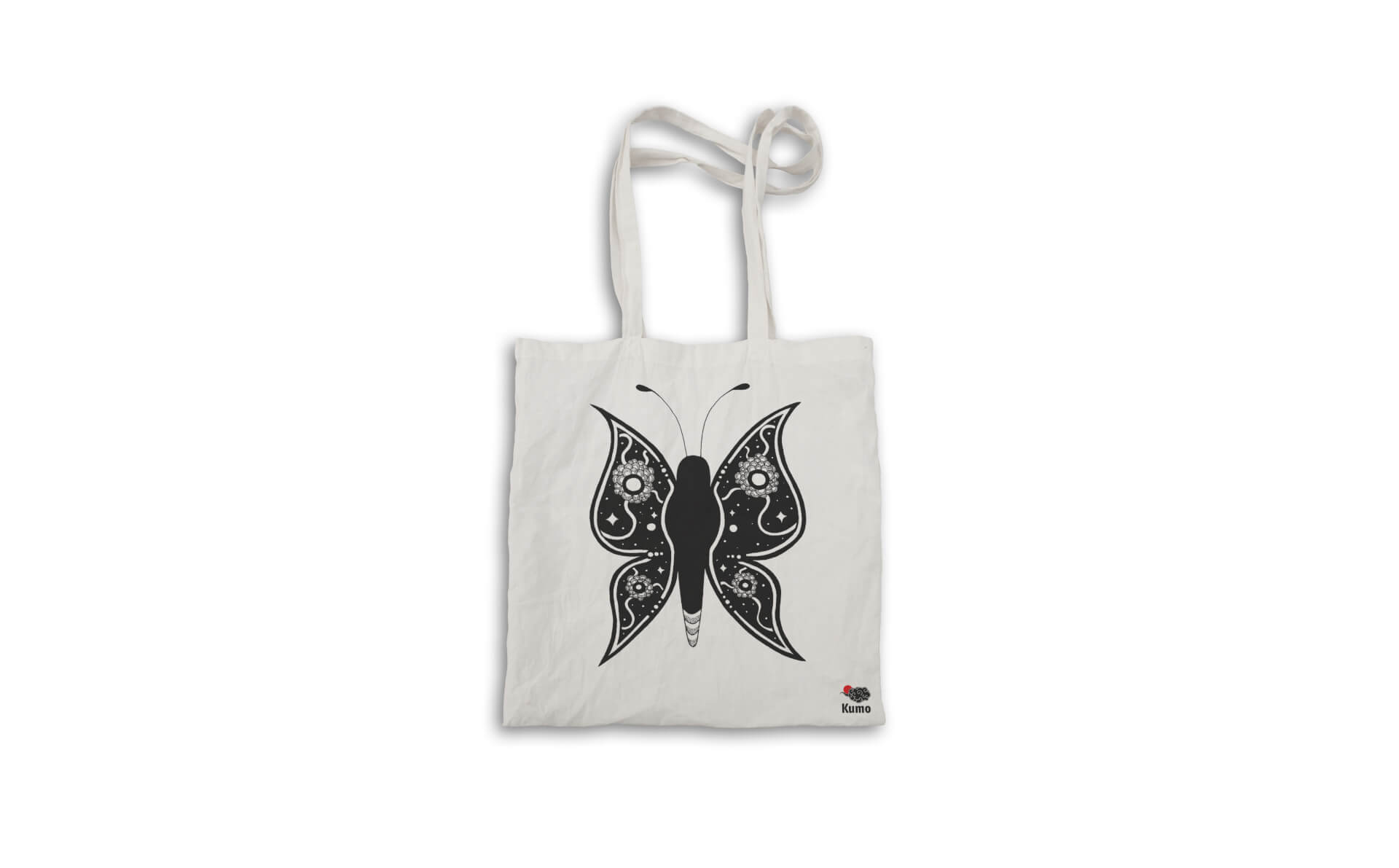 Papillon de Nuit - Tote Bag - Blanc | Kumo