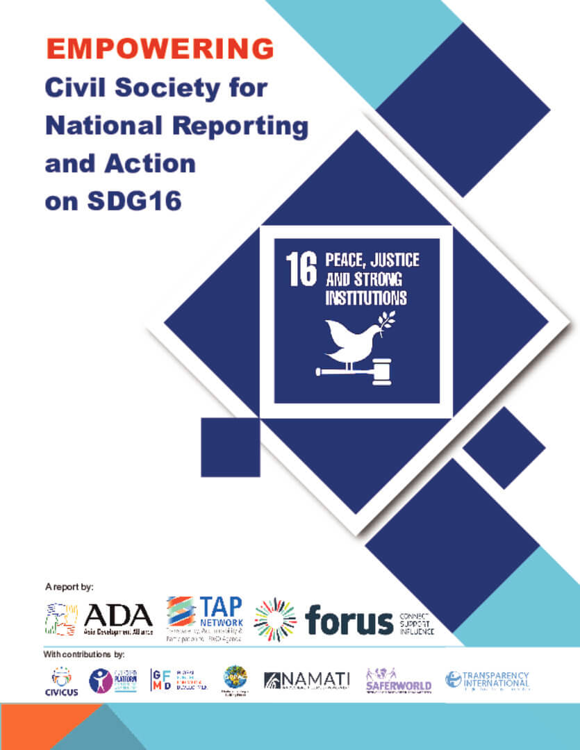 Empowering Civil Society for National Reporting and Action on SDG16 | Forus