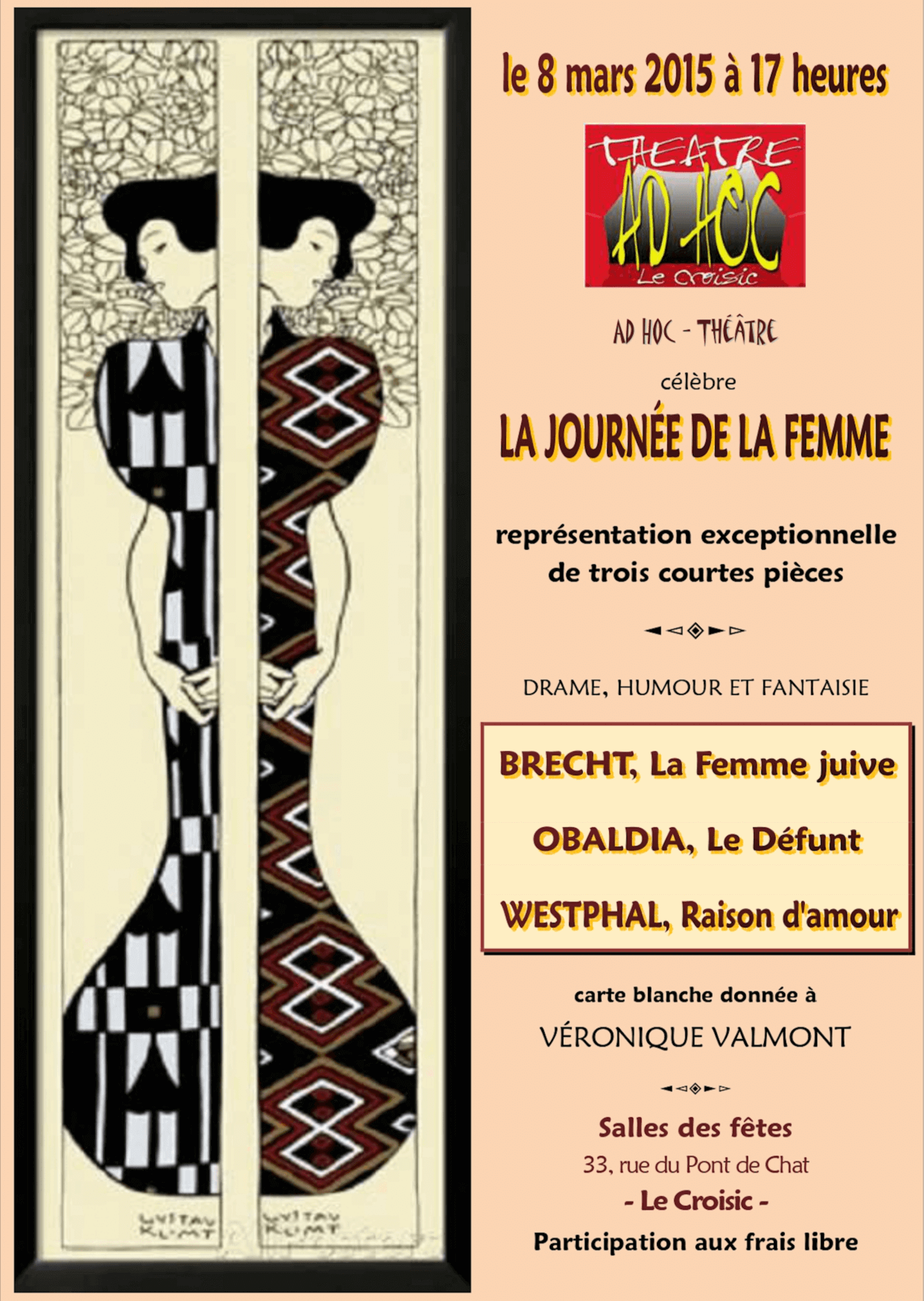 La Femme juive, Le Défunt, Raison d’amour | Cie Enjeu Paroles