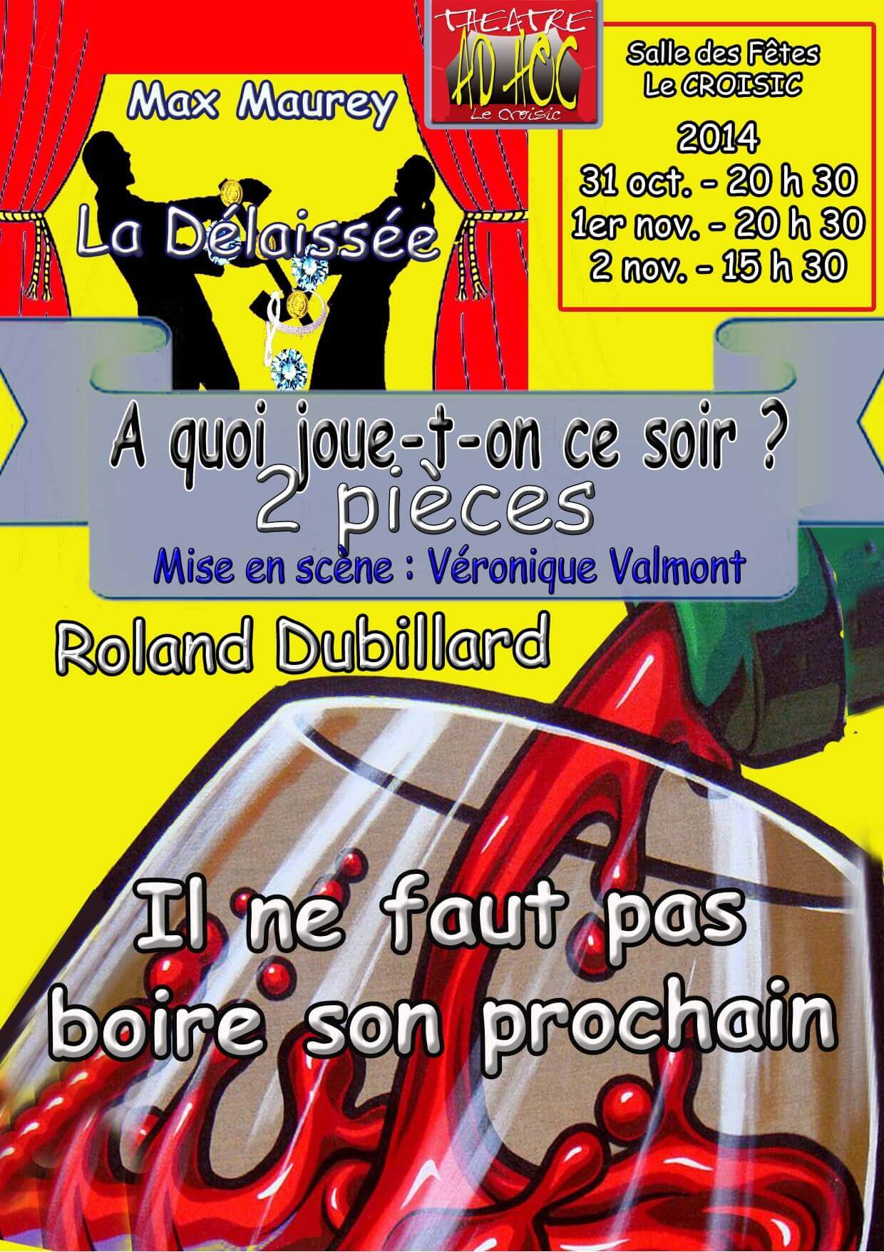 Il ne faut pas boire son prochain + La Délaissée | Cie Enjeu Paroles