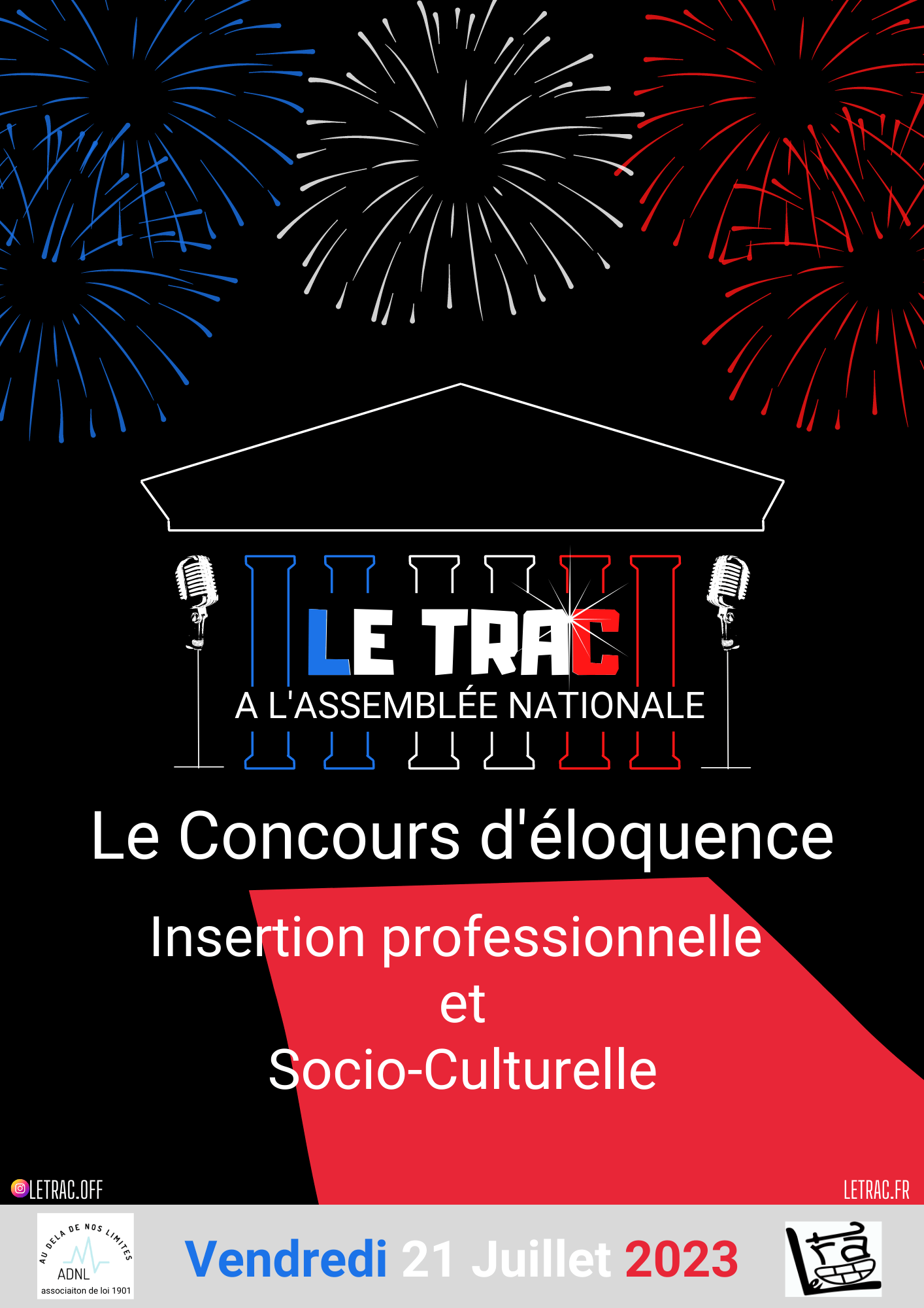 Concours d'éloquence Le TRAC à l'Assemblée Nationale | Le Trac