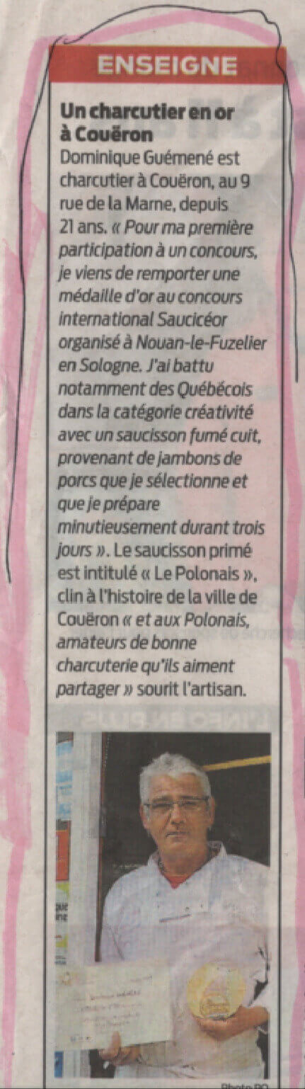 Un charcutier en or | CZESC Nantes-Pologne