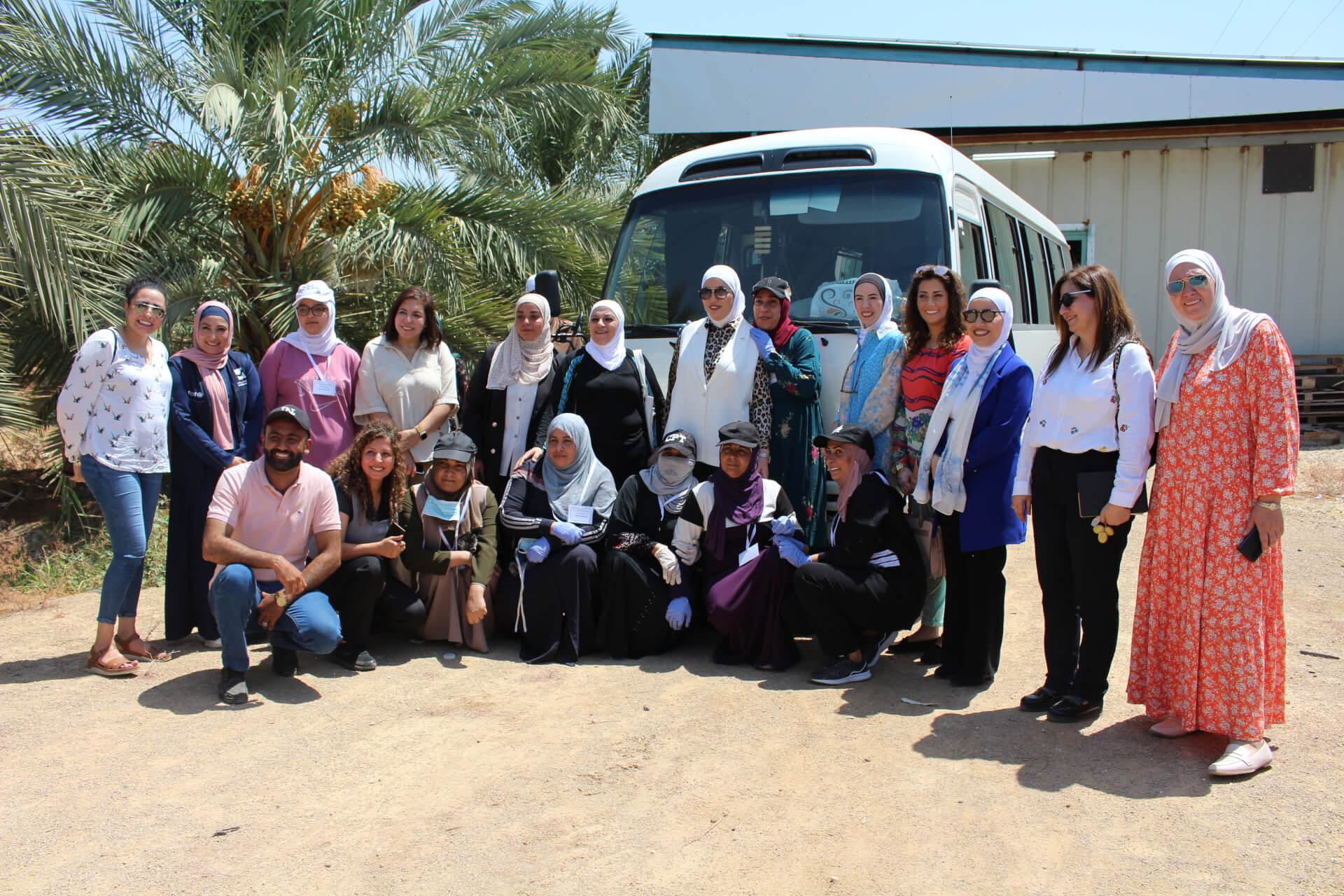 Launching 7 Gender-Sensitive Transport Buses for Women Farmers in Jordan Valley | EFI - EuroMed Feminist Initiative