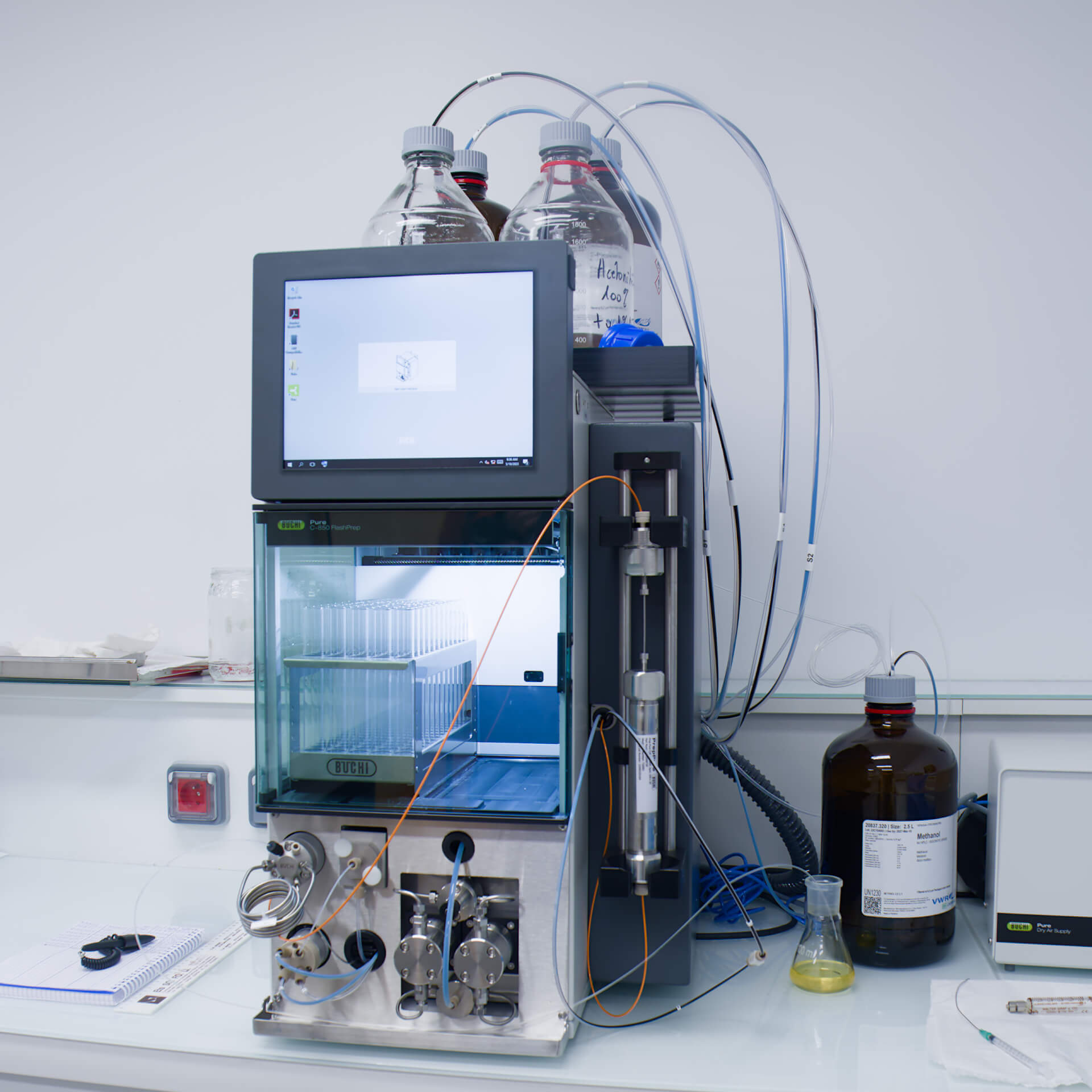 Appareils de chromatographie flash Buchi Reveleris, en phase normale ou phase inverse | IICIMED