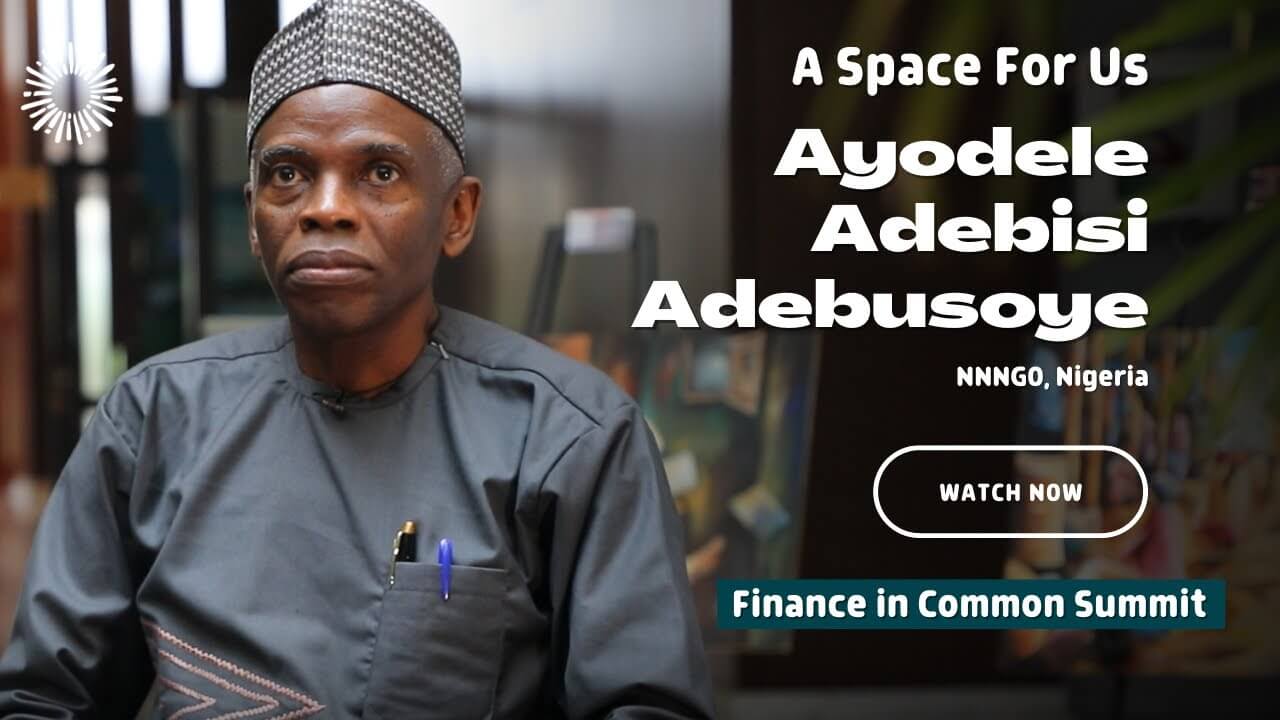 EN - #FICS2023 A Space with Us with Ayodele Adebisi Adebusoye, NNNGO | Forus