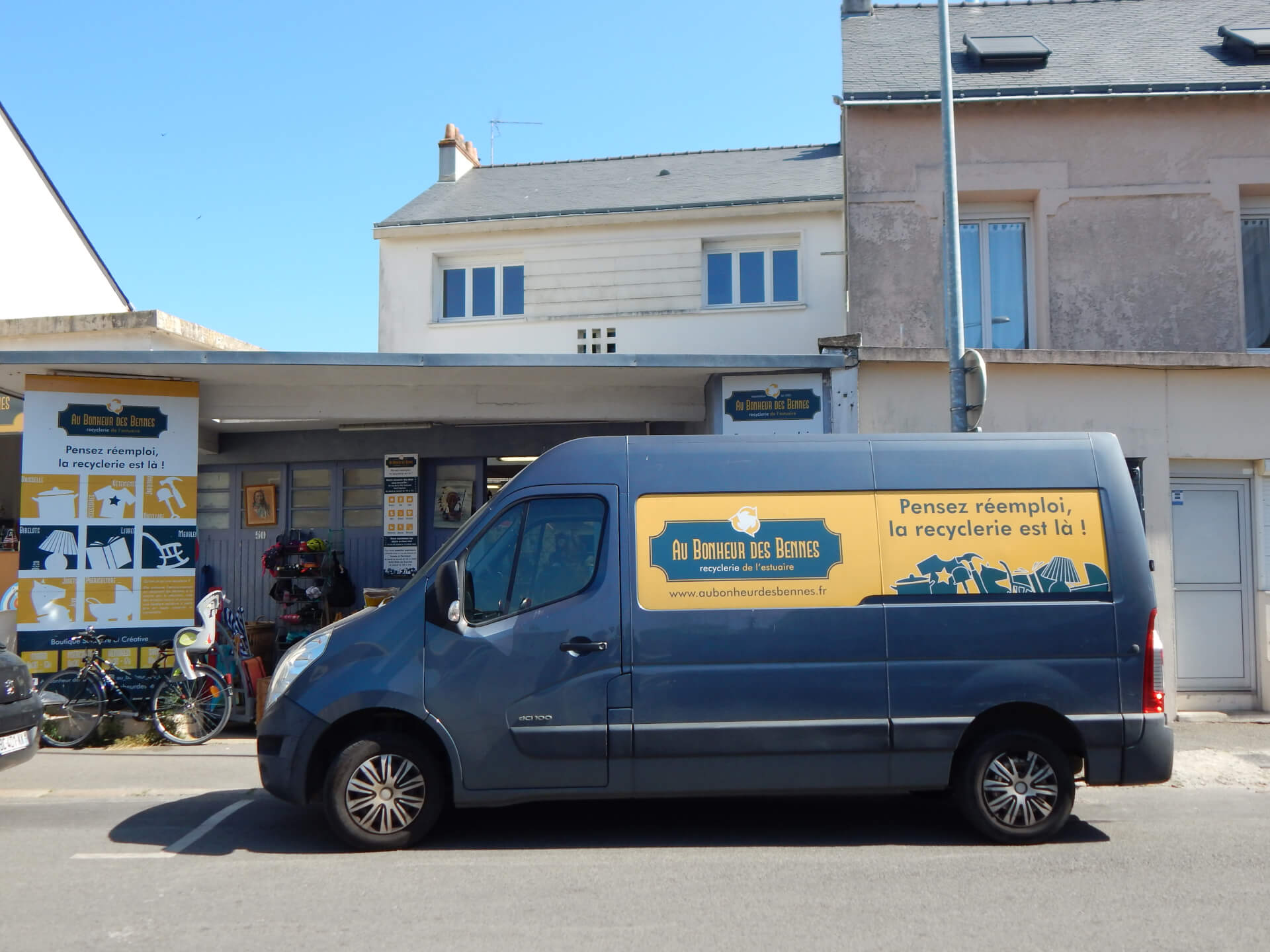 Collecte à domicile objets à donner Saint Nazaire | Au Bonheur des Bennes - recyclerie de l'estuaire