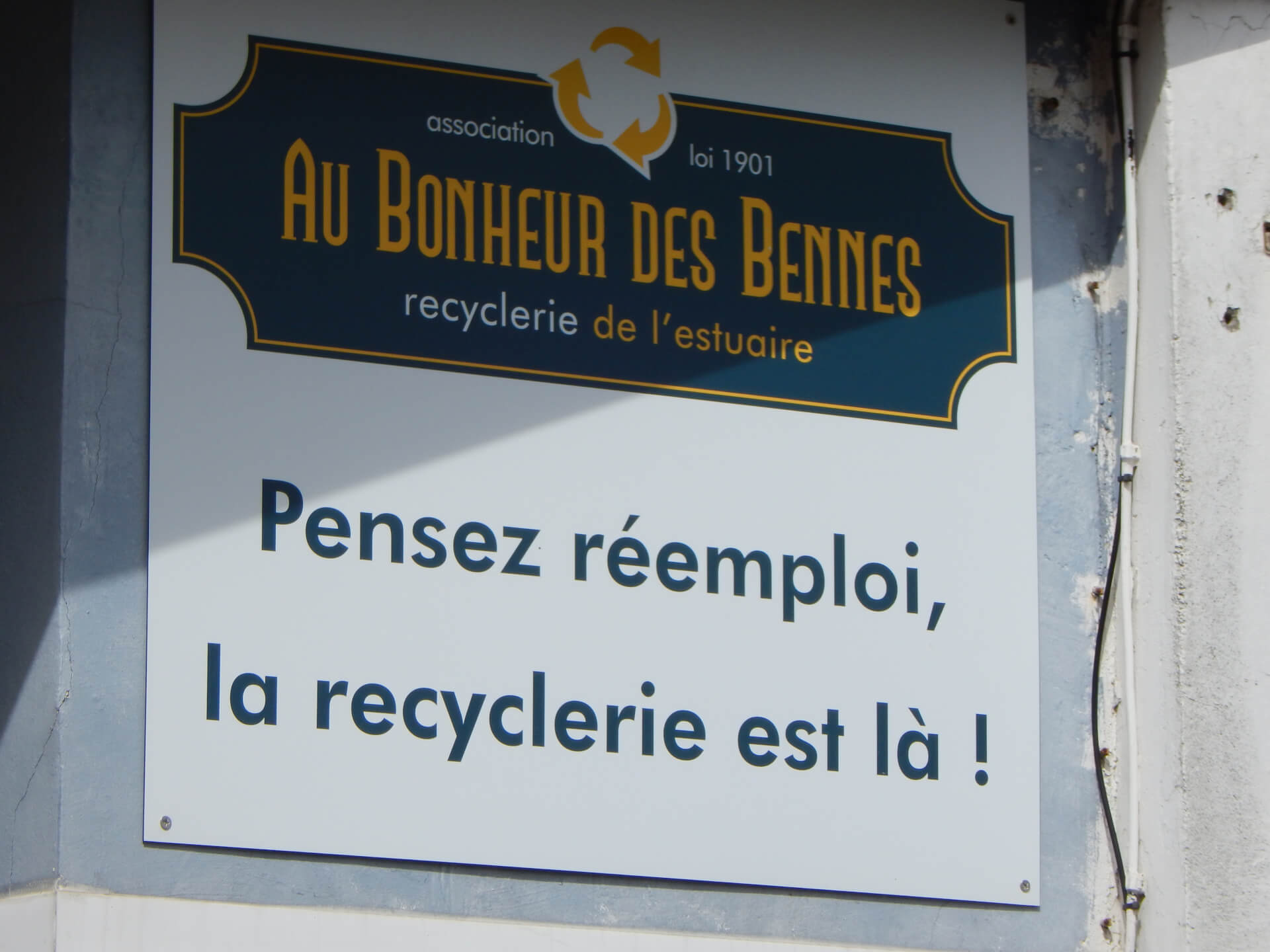 Pensez Réemploi la recyclerie Au Bonheur des Bennes est là à Saint-nazaire 44 | Au Bonheur des Bennes - recyclerie de l'estuaire