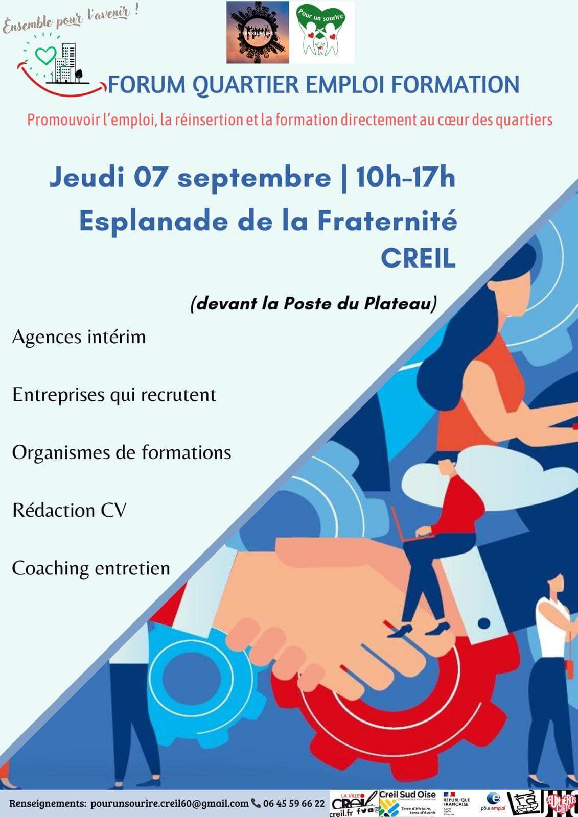 Forum quartier emploi formation | Le Trac