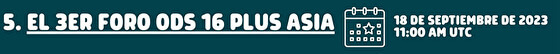 📅 The 3rd SDG 16 Plus Forum Asia | Forus