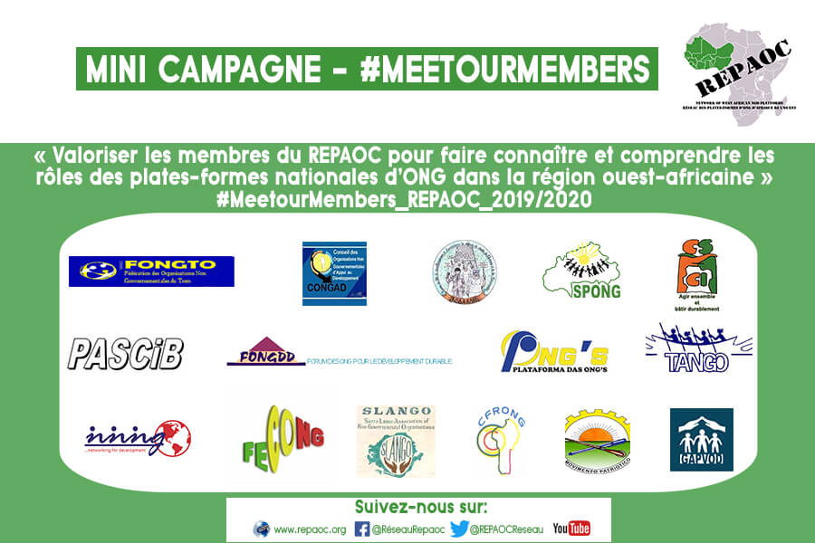 REPAOC - Communication Campagne #MeetOurMembers | Forus
