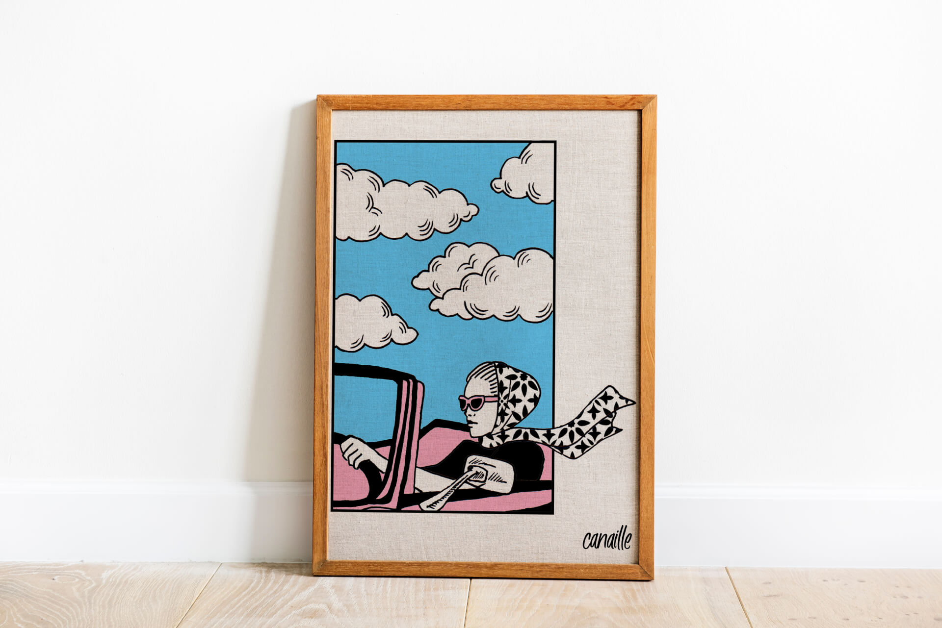 Affiche A3 - décapotable | Canaille Illustration