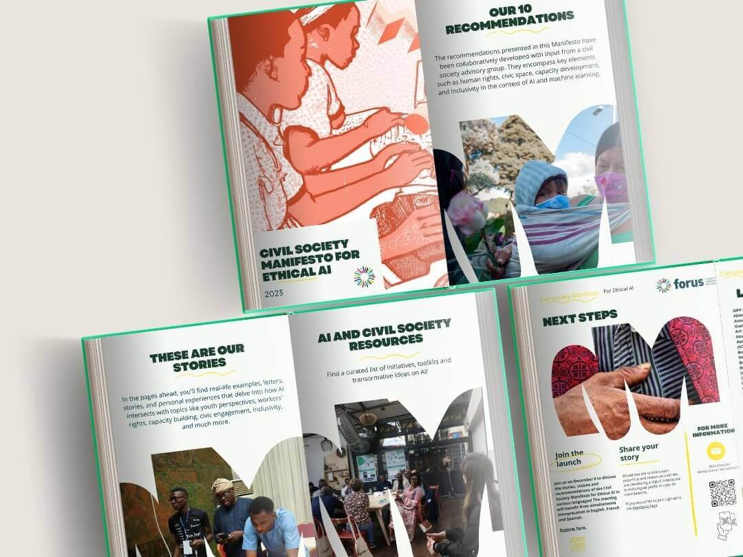 Launch of the Civil Socety Manifesto for Ethical AI | Forus