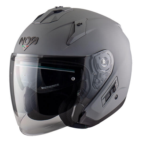 Casque jet Nos-helmet - NS2 seal grey matt | Easy Scooter
