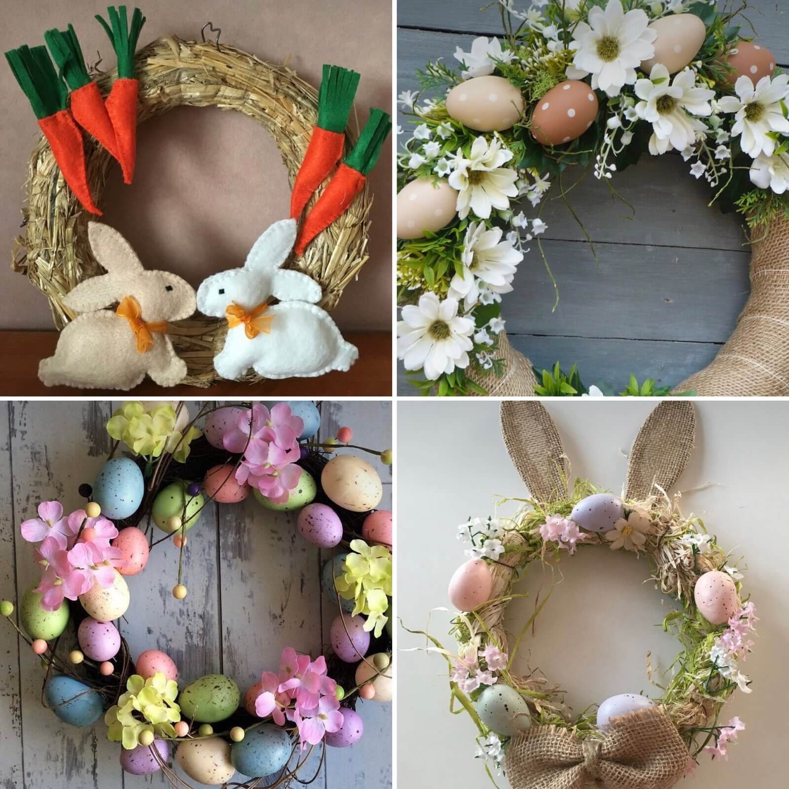 FABRICATION D’UNE COURONNE DE PAQUES | La contrée des minis