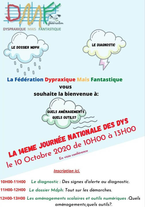 14ème Journée Nationale Des Dys. Fédération Dyspraxique Mais Fantastique | FDMF - Fédération Dyspraxique Mais Fantastique