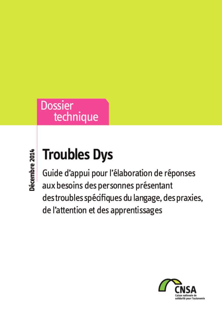 Guide d’appui de la CNSA | FDMF - Fédération Dyspraxique Mais Fantastique