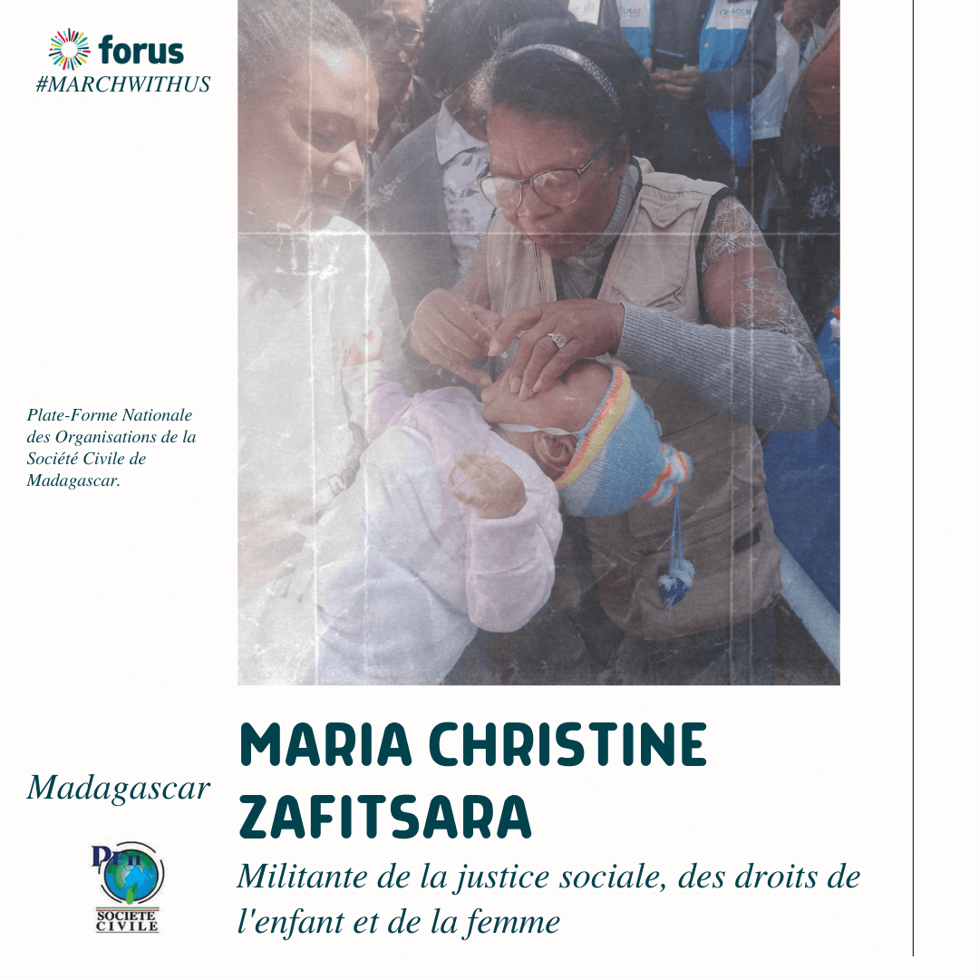 FR - Zafitsara Maria sur les luttes et les victoires des femmes à Madagascar. | Forus