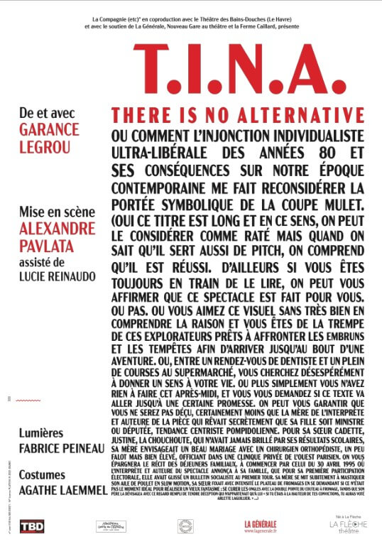 T.I.N.A. | Théâtres de Bourbon