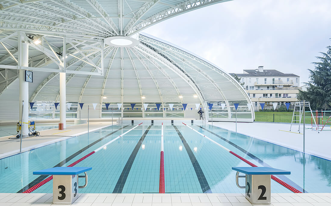 Restructuration piscine tournesol - Combs-la-Ville 77 | BVL Architecture