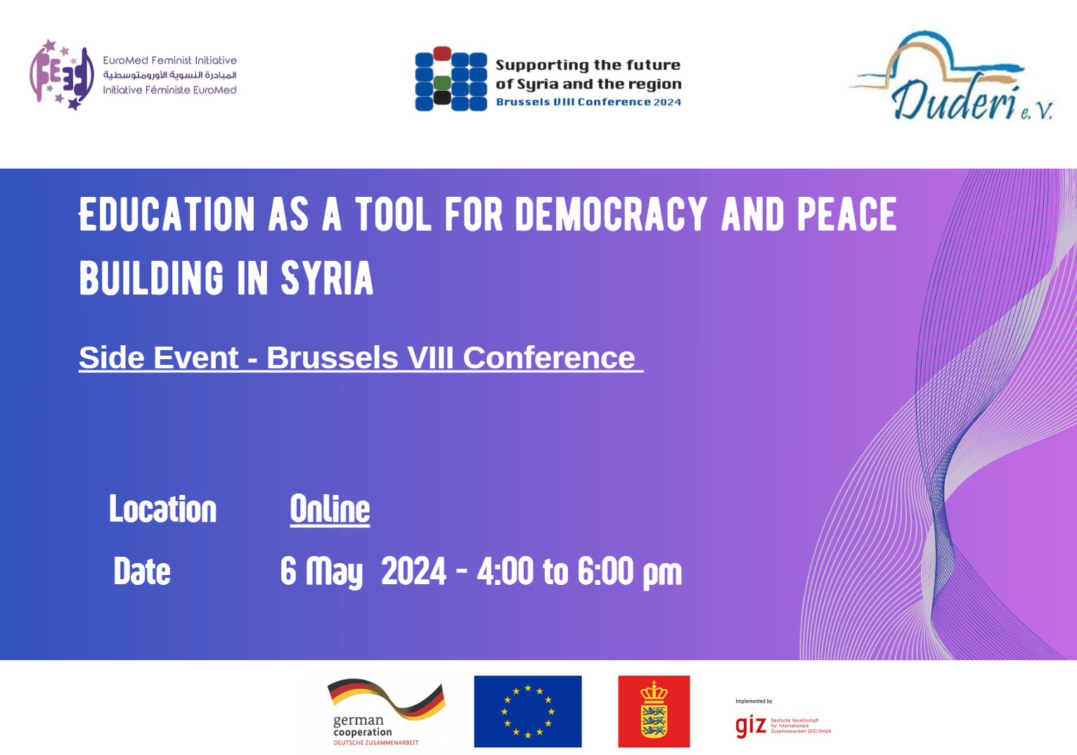 Education as a tool for Democracy and Peace building in Syria | EFI - EuroMed Feminist Initiative