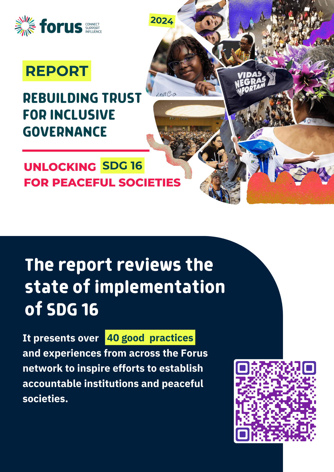 Call to Action - Rebuilding Trust for Inclusive Governance - Unlocking SDG 16 for Peaceful Societies | Forus