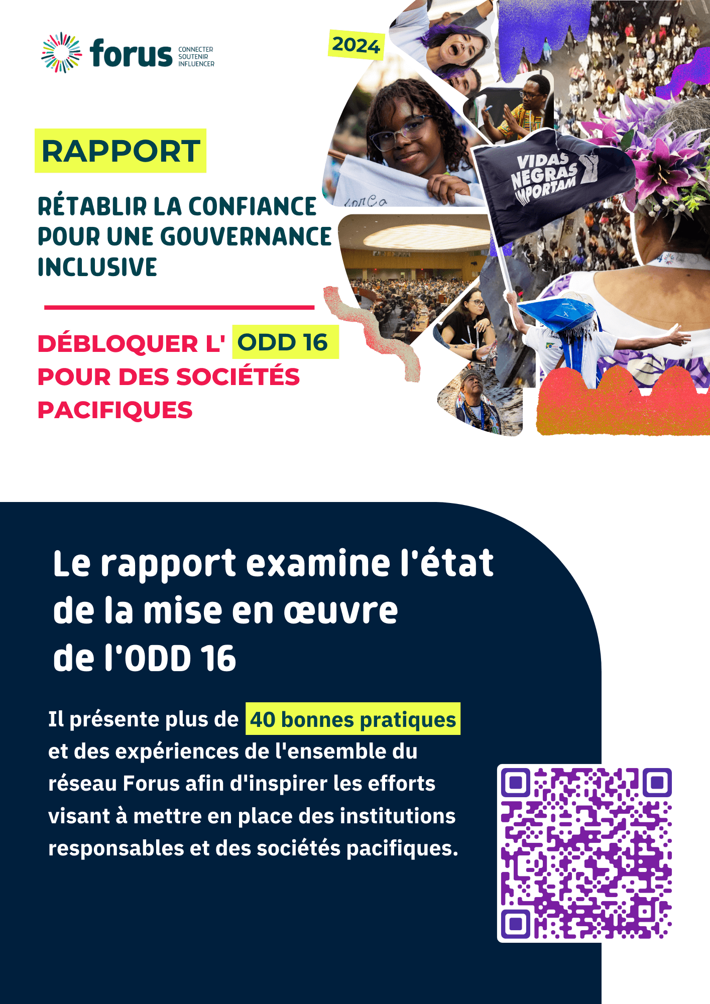 Call to Action - Rebuilding Trust for Inclusive Governance - Unlocking SDG 16 for Peaceful Societies | Forus