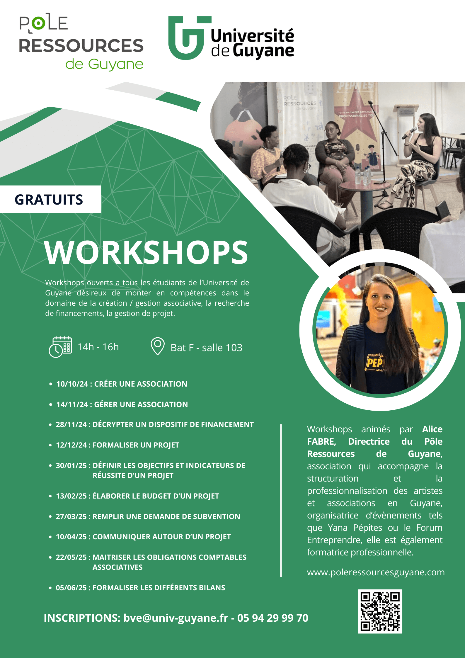 Workshops | Pôle Ressources de Guyane