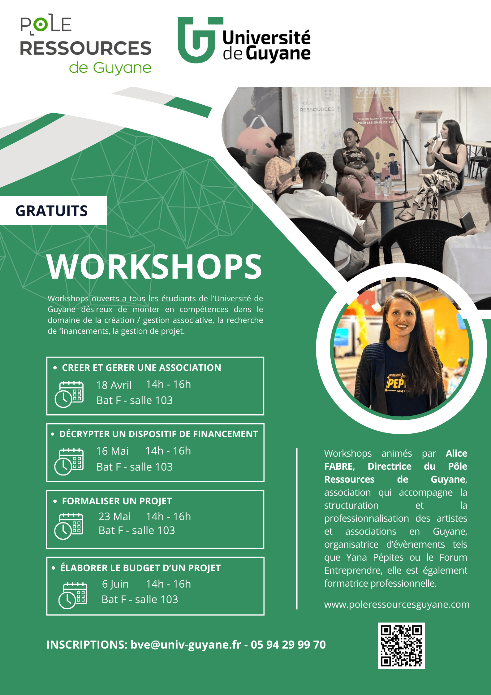 Workshops | Pôle Ressources de Guyane
