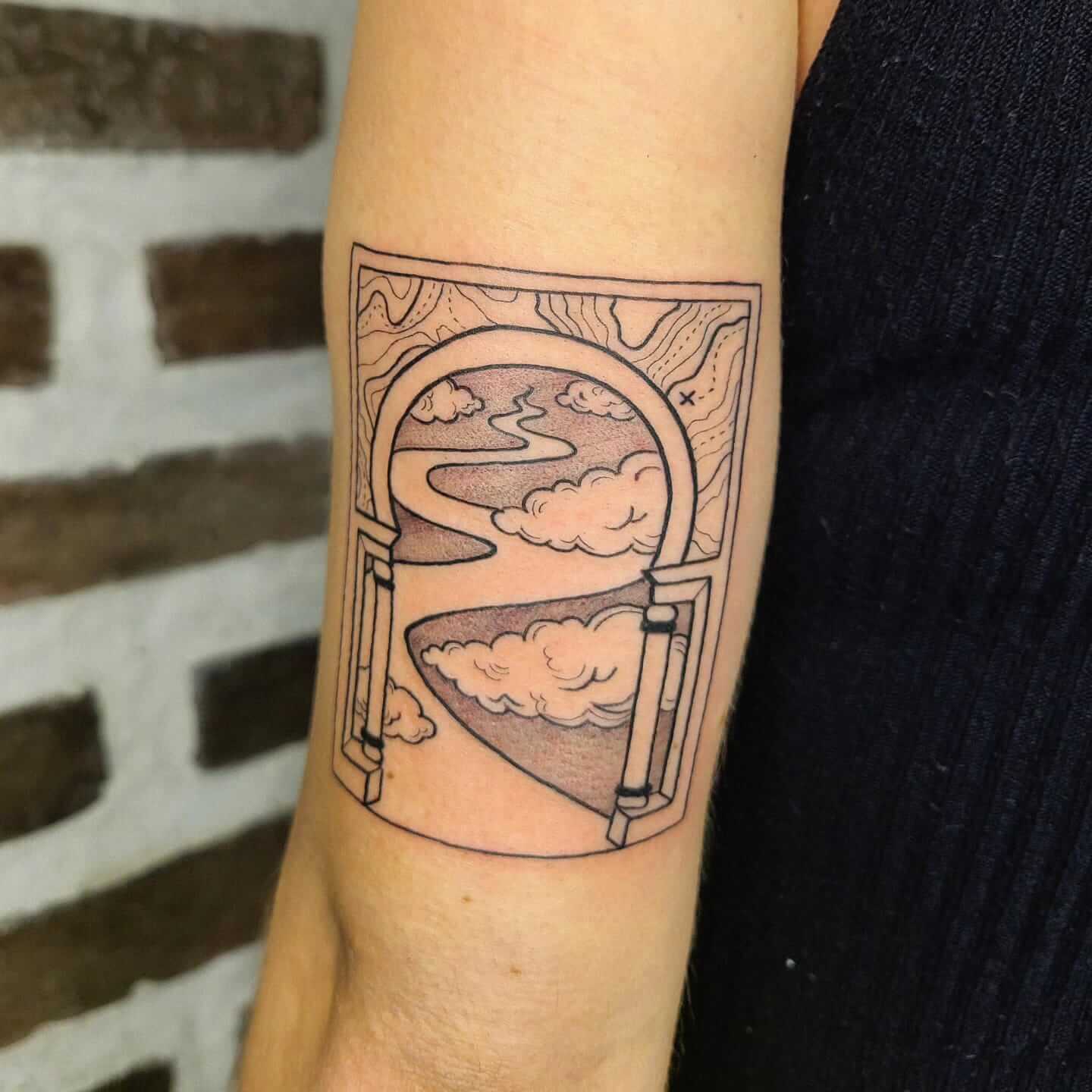 Tatouage - porte | Canaille Illustration