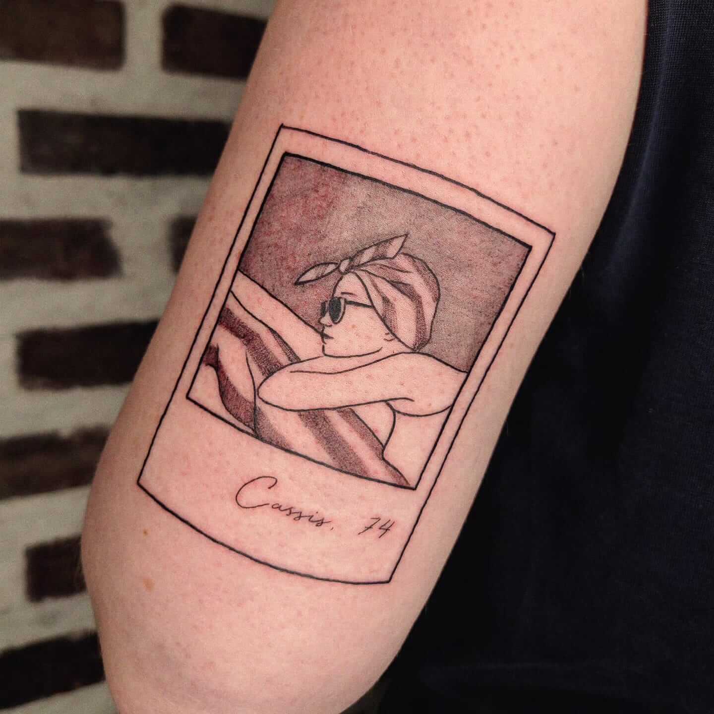 Tatouage - Polaroid | Canaille Illustration