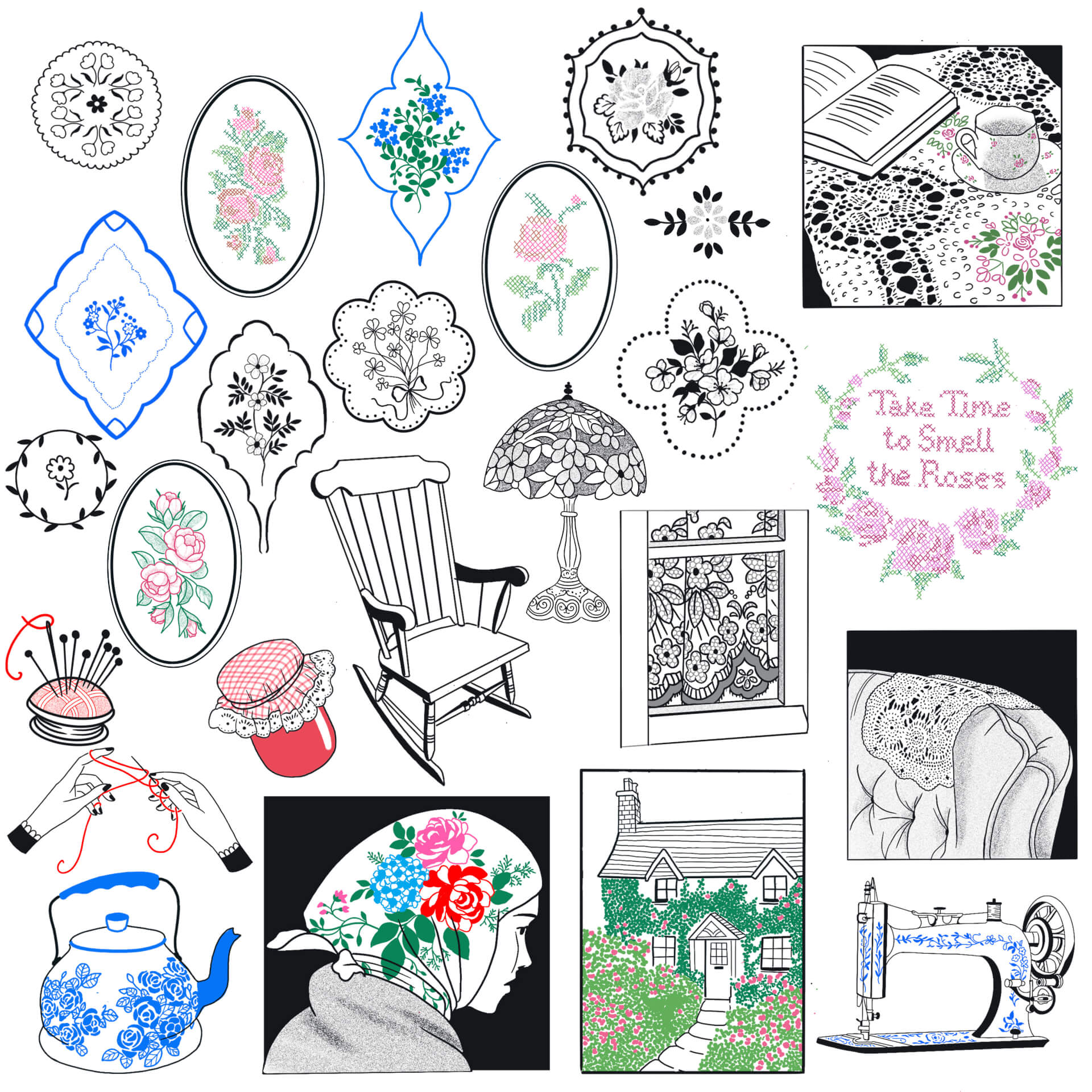 Flashbook - vacances chez Mamie | Canaille Illustration