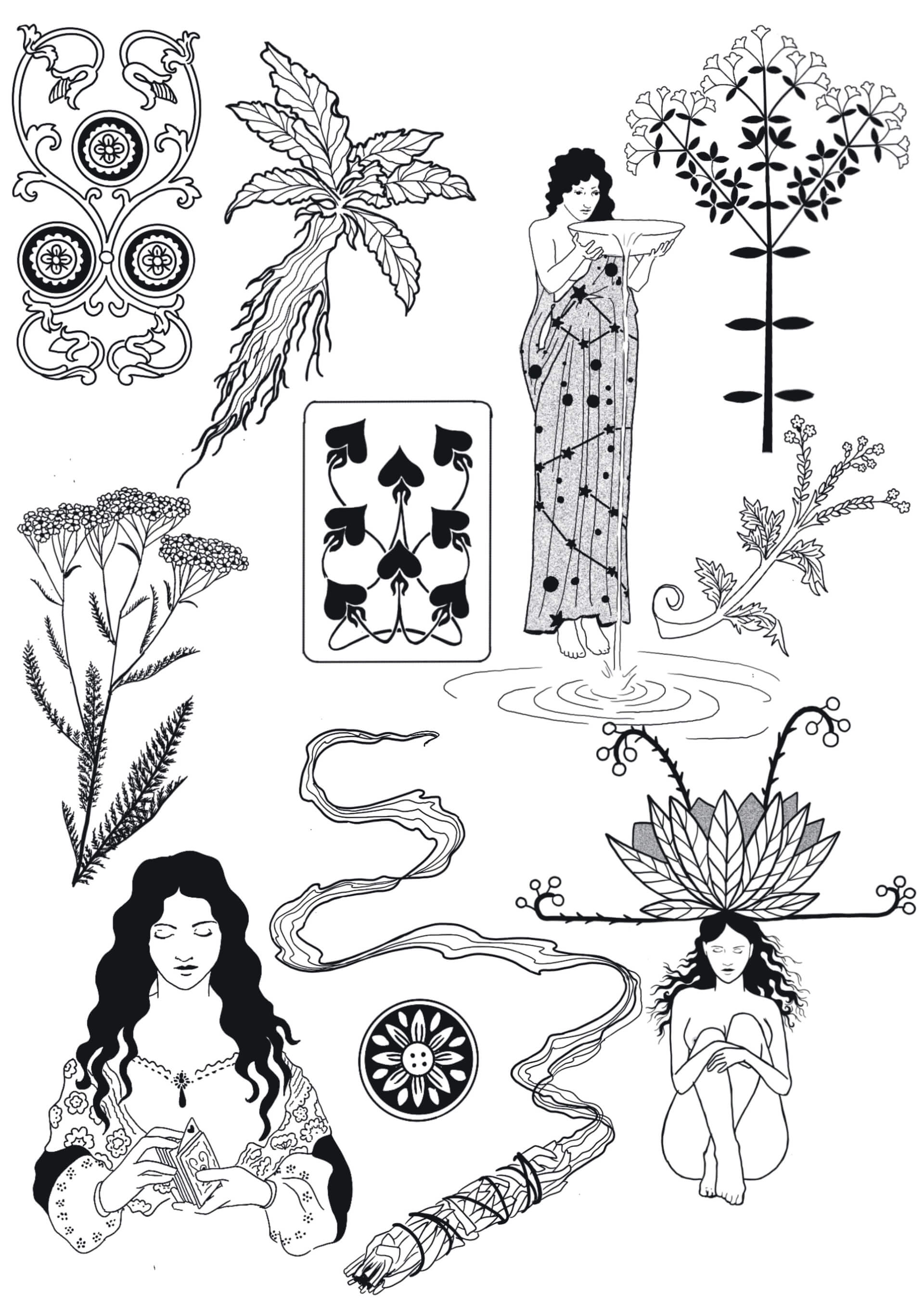 Flashbook - ésotérique | Canaille Illustration