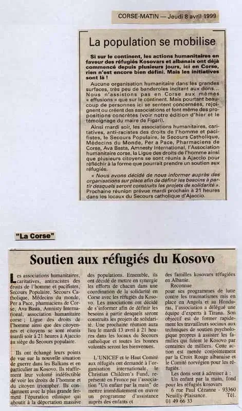 CORSE MATIN | Per a Pace