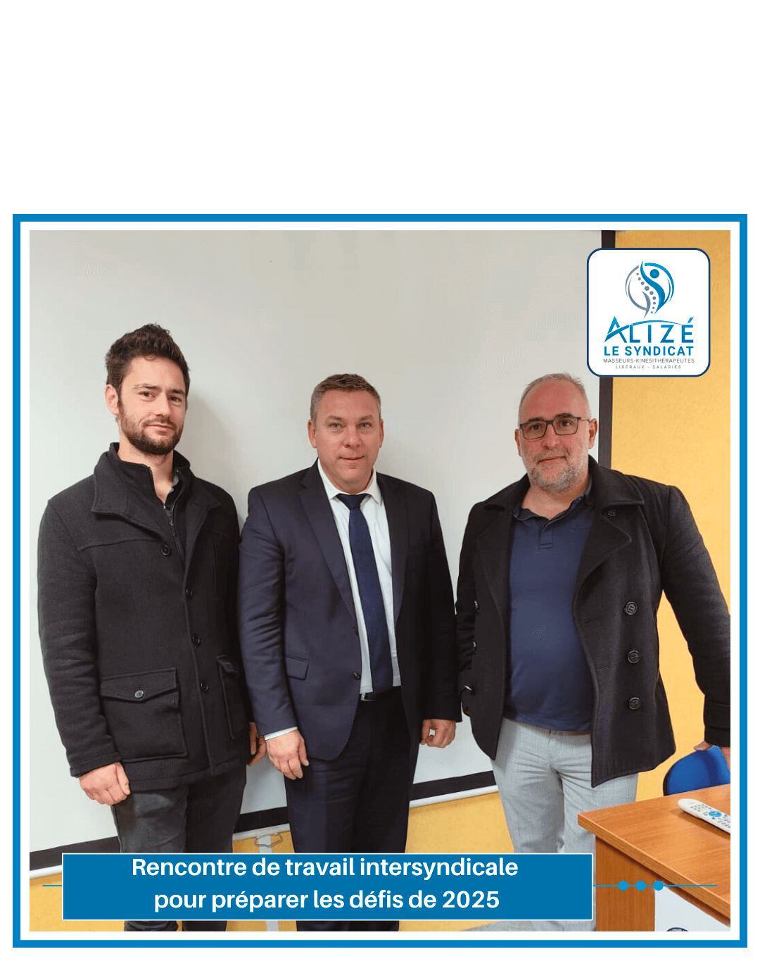 Rencontre prospective intersyndicale | Alizé - Syndicat de kinésithérapeutes