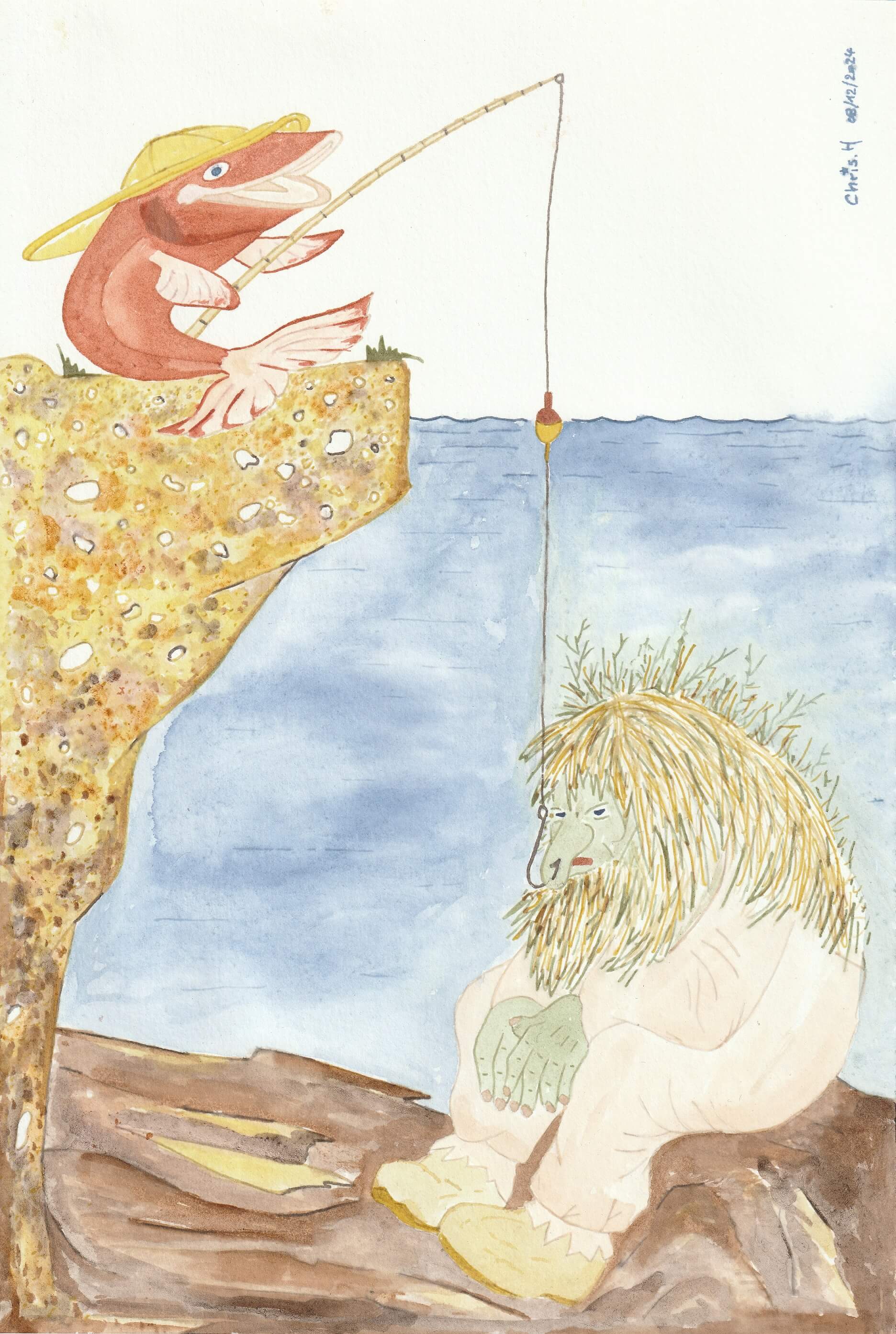 Poisson pêcheur | christophe-henry