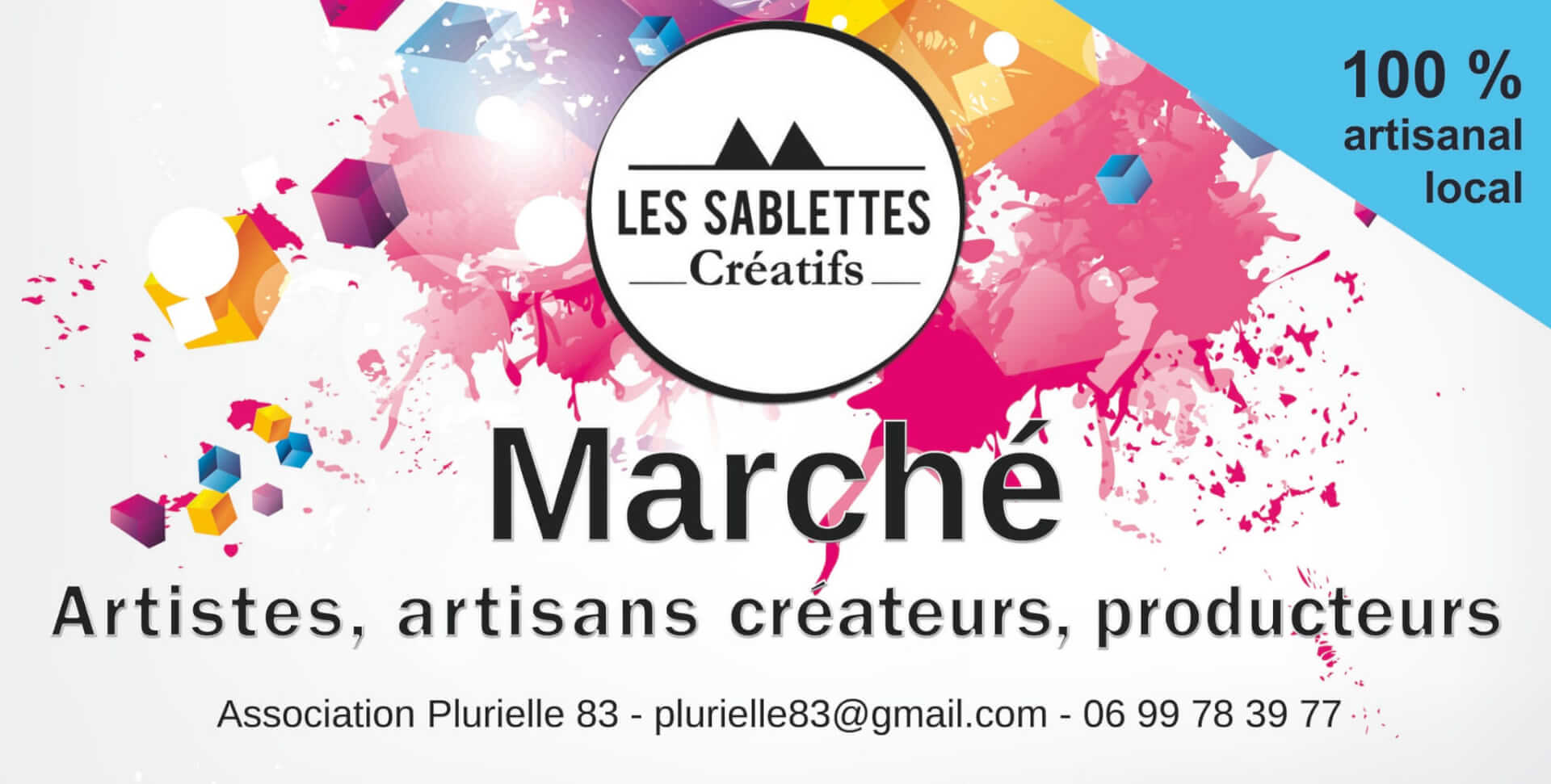 Marché des Sablettes Créatifs (association Plurielle 83) | Ch'amis pour la vie