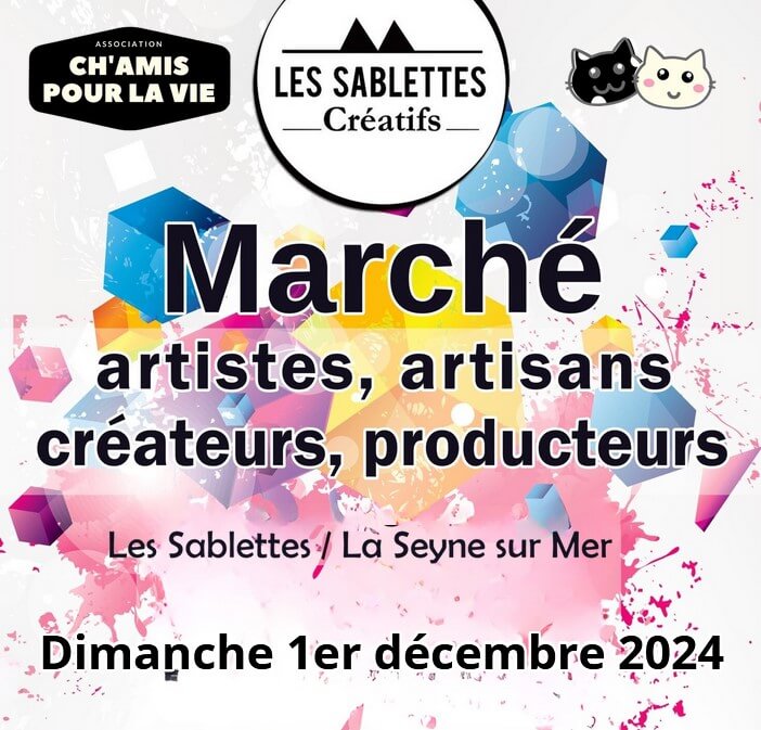 Marché de Noël : Les Sablettes créatifs | Ch'amis pour la vie