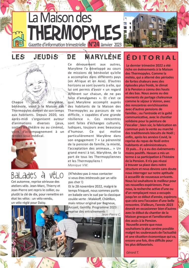 Gazette 24 | La Maison des Thermopyles