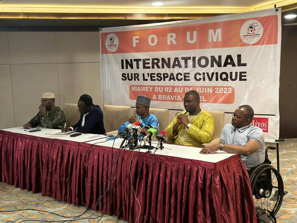 Déclaration de Niamey sur le rétrécissement de l’espace civique | Tournons la Page
