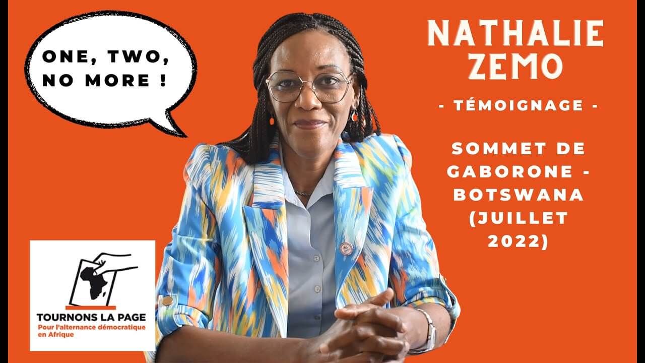 Nathalie ZEMO, Coordinatrice de Tournons La Page Gabon, à propos du Sommet de Gaborone, Botswana | Tournons la Page