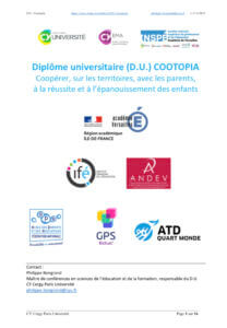 Trois parents des upp associés au jury d’un diplôme universitaire | Parents Citoyens