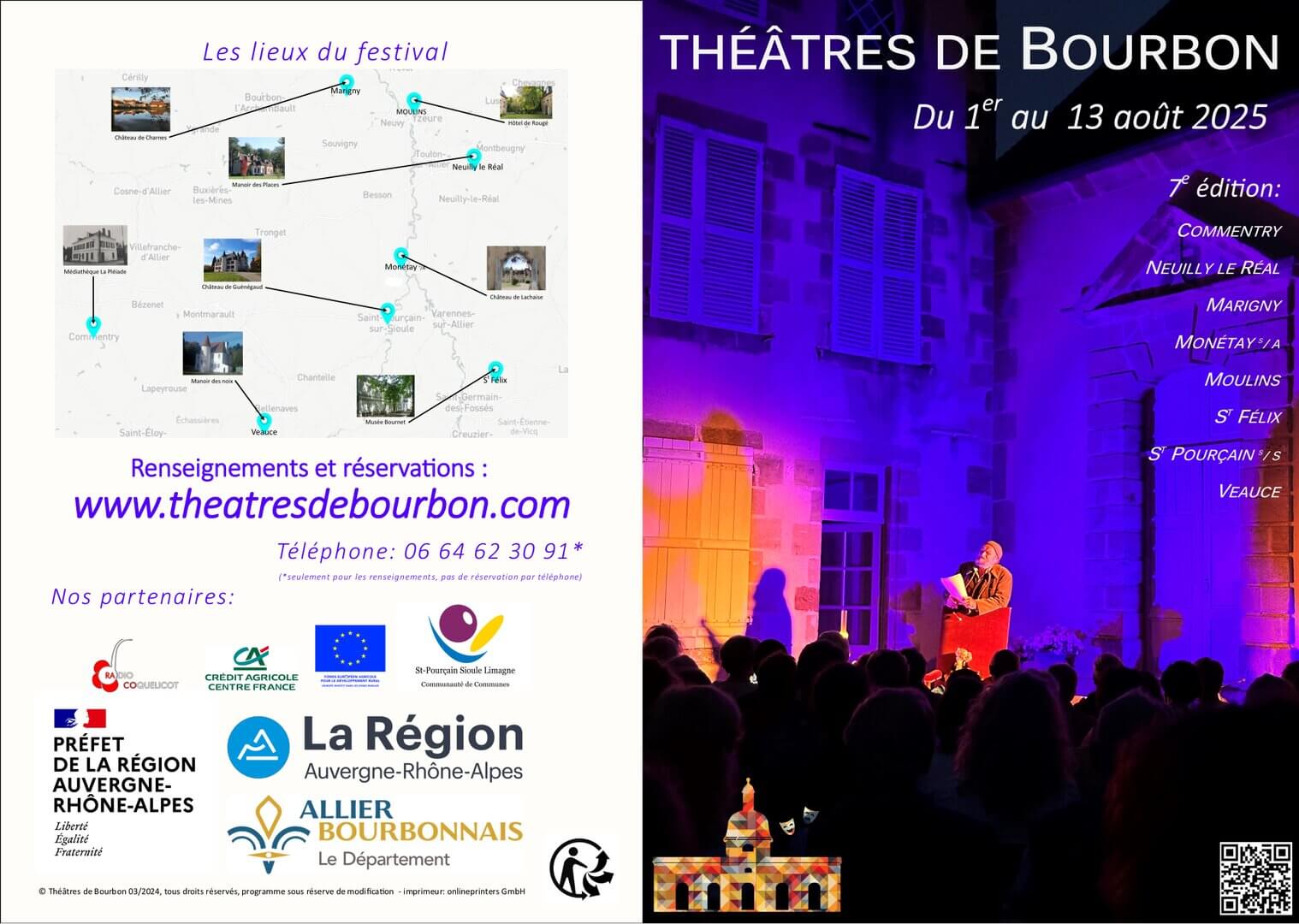 flyer 2025 | Théâtres de Bourbon