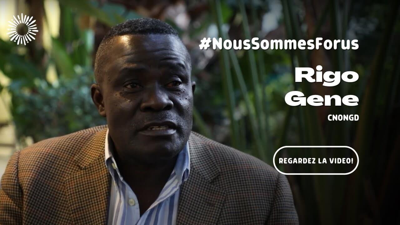 #NousSommesForus - CNONGD sur la résolution des conflits et l'avenir du développement en RDC | Forus
