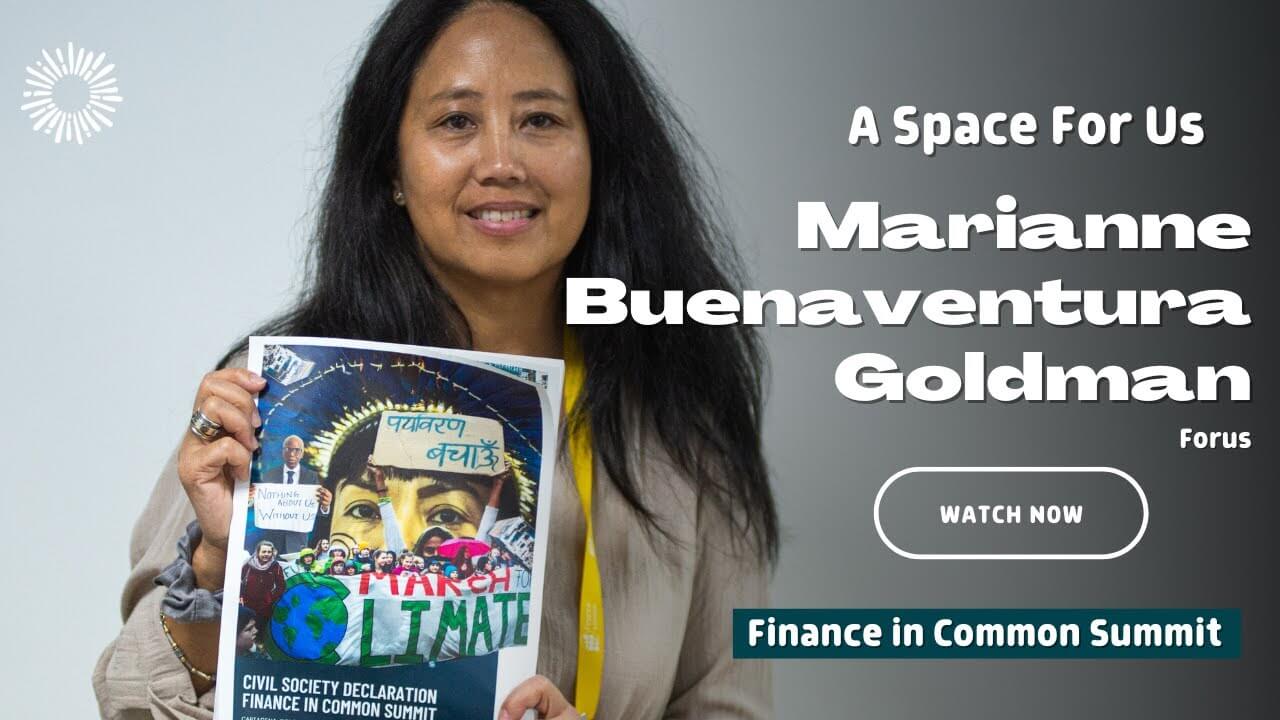 EN - #FICS2025 A Space for Us with Marianne Buenaventura Goldman, Forus | Forus