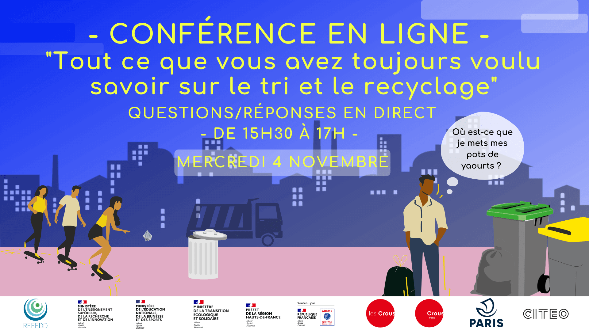 Retour sur notre conférence avec Citeo sur le tri et le recyclage | RESES