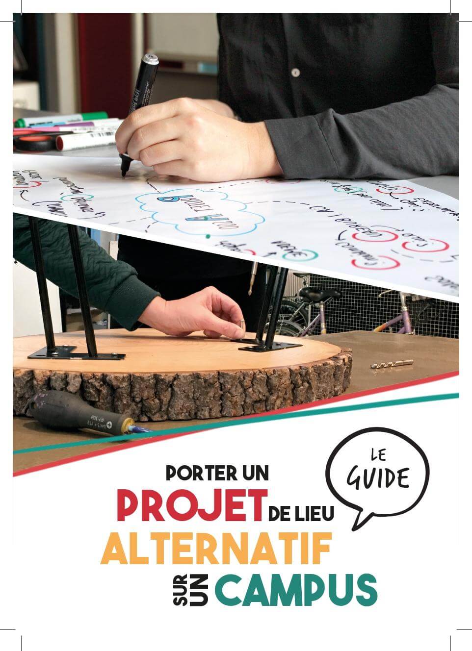 “Porter un projet de lieu alternatif sur un campus” - Un guide à destination des porteur.euse.s de projets !  | RESES