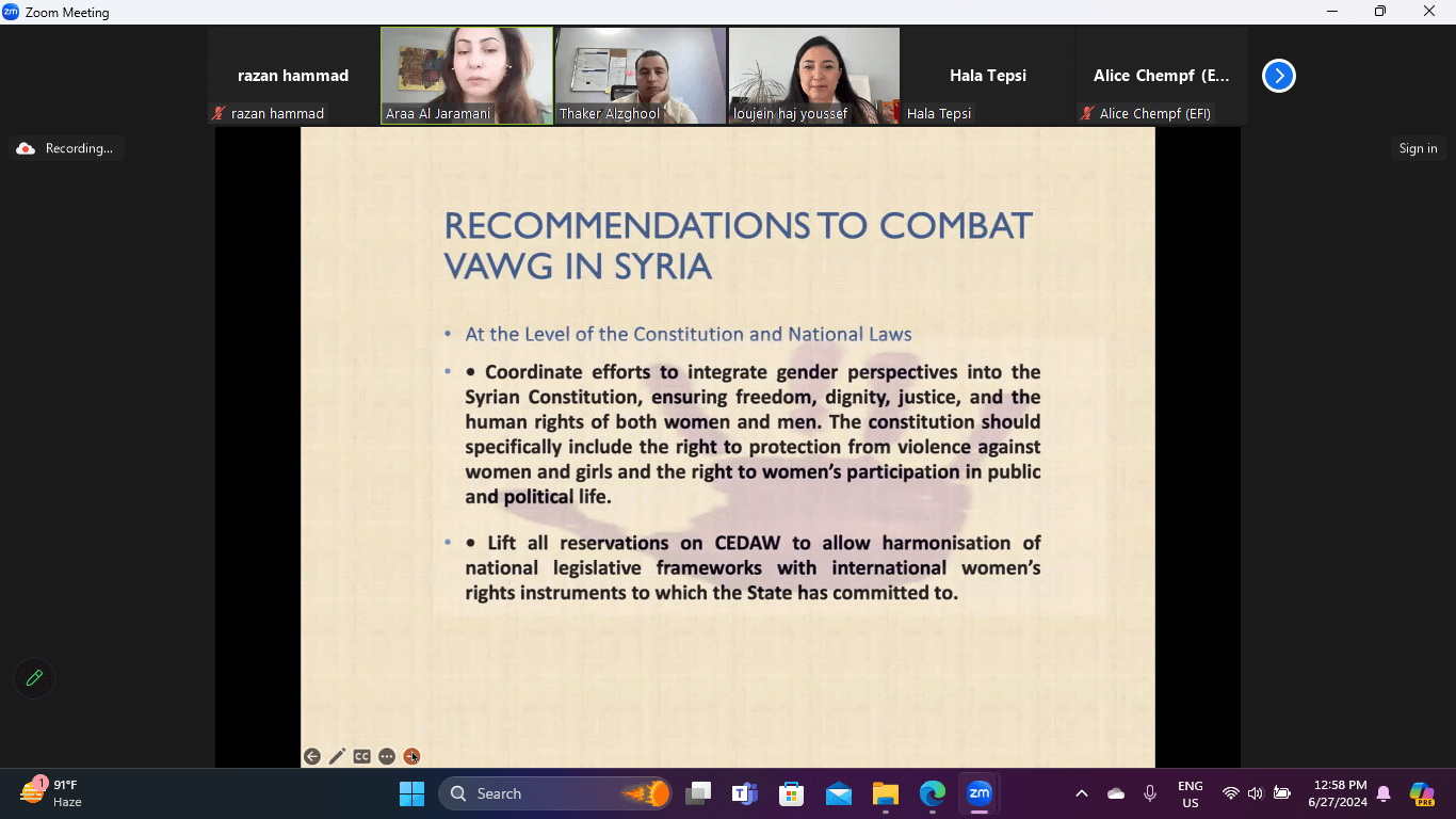 - | EFI - EuroMed Feminist Initiative